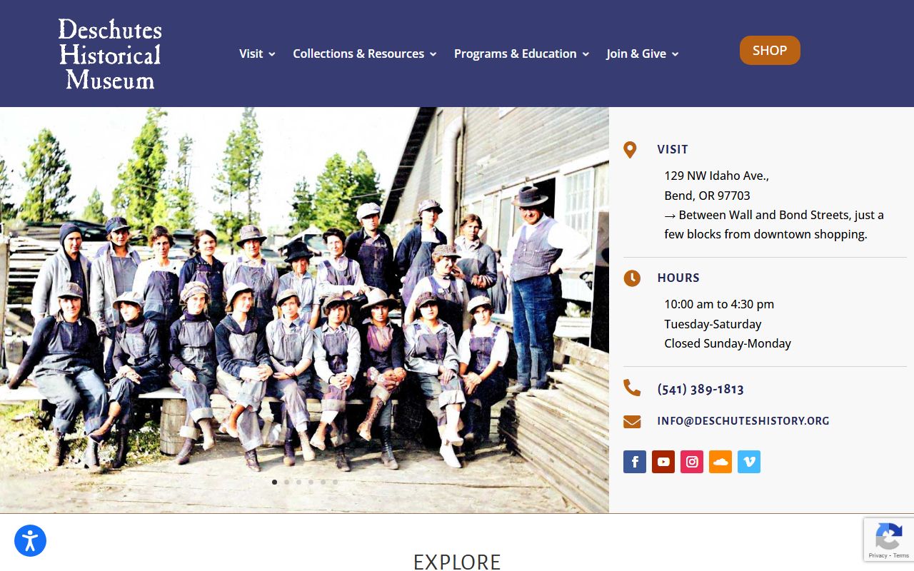 Deschutes Historical Society Bend marriage records archives