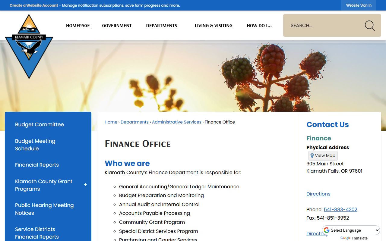 Klamath County Clerk office marriage records and license services in Klamath Falls